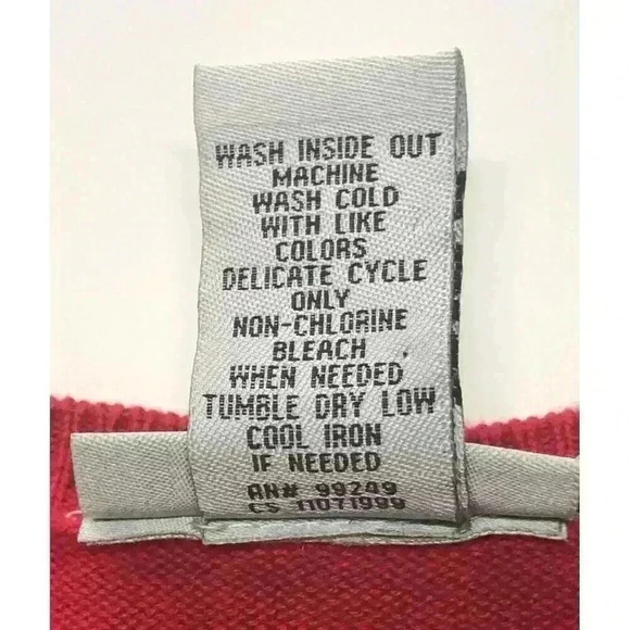 Catherines 1X cardigan 100% cotton scoop neck pearl snap long sleeve red - Picture 6 of 6